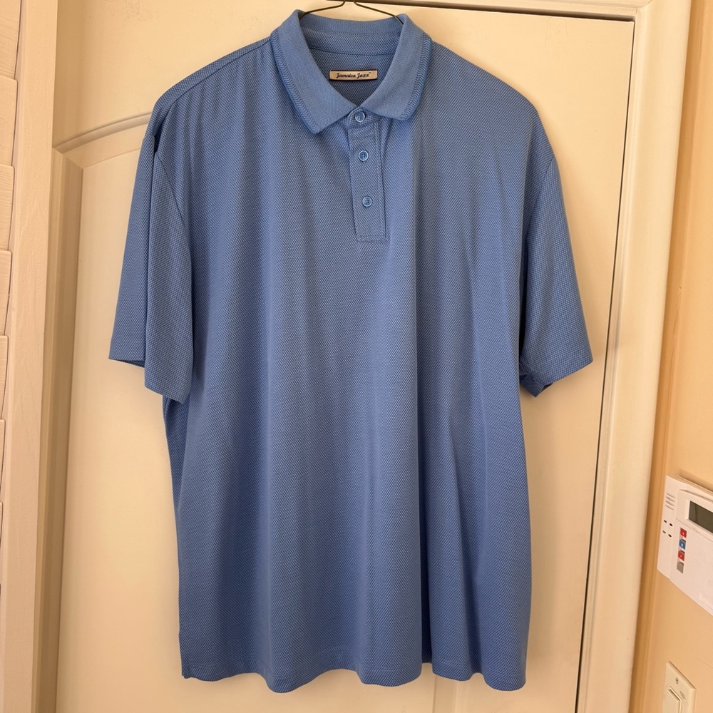 Jamaica Jaxx Classic Blue Short Sleeves Polo Shirt Mens XXL